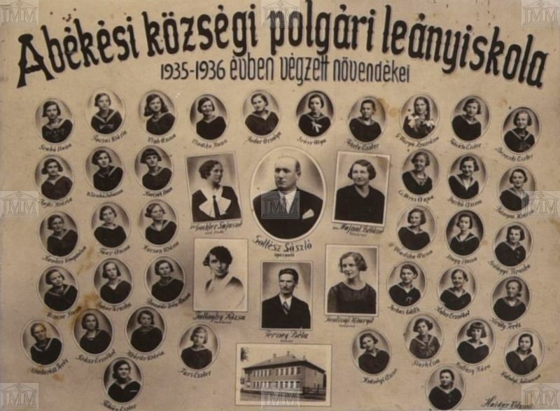 It.t. 2020.1.1.  A békési községi polgári leányiskola 1935-1936-ban végzett növendékei